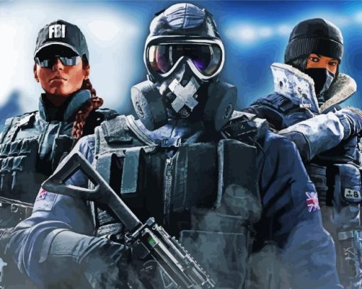 Rainbow 6 Siege Diamond Painting