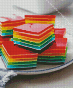 Rainbow Jello Diamond Painting