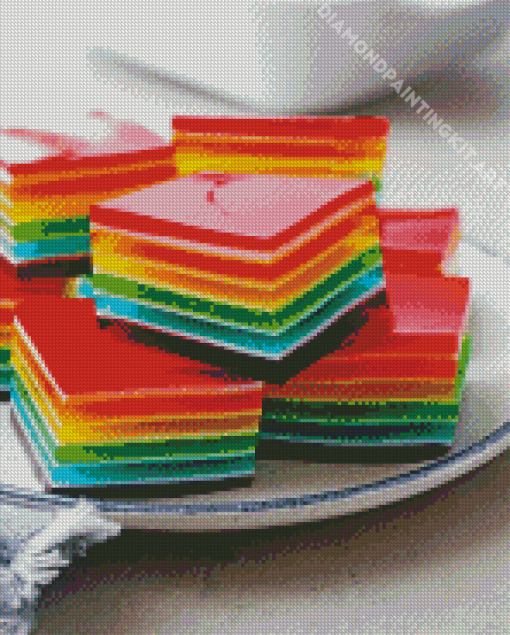 Rainbow Jello Diamond Painting