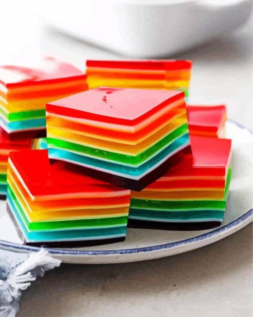 Rainbow Jello Diamond Painting