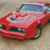 Red 1977 Firebird Diamond Painting