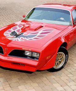 Red 1977 Firebird Diamond Painting