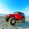 Jeep And Beach Diamond Painting