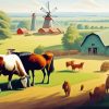 Retro Farm Diamond Painting