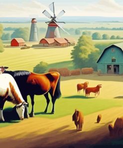 Retro Farm Diamond Painting