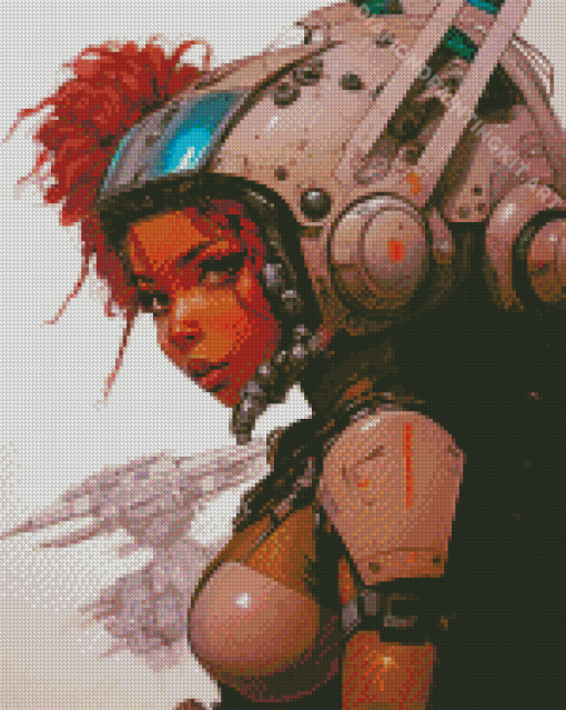 Robot Woman Diamond Painting