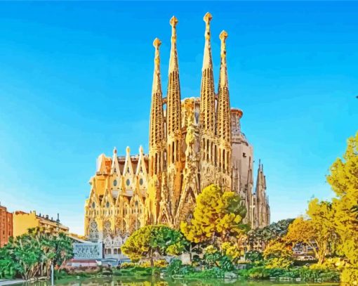 Sagrada Familia Diamond Painting