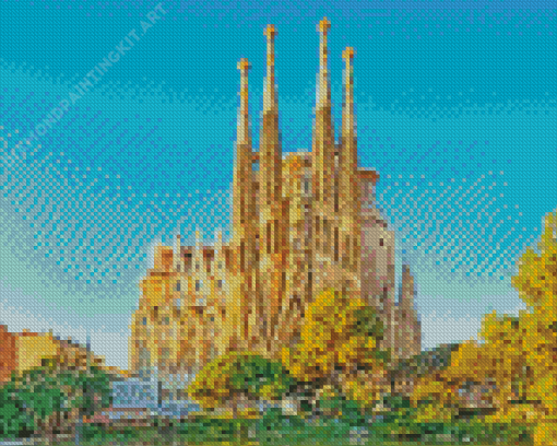 Sagrada Familia Diamond Painting