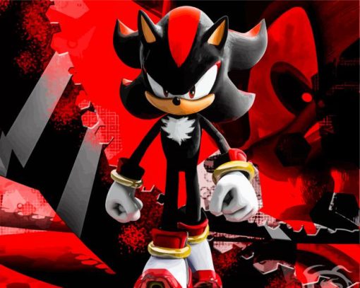 Shadow Sonic Diamond Painting