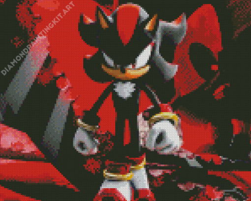 Shadow Sonic Diamond Painting