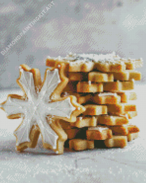 Snowflake Cookies Diamond Painting