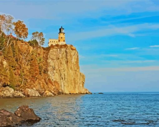 Lighthouse State Park Diamond Painting