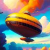 Steampunk Airship Diamond Painting