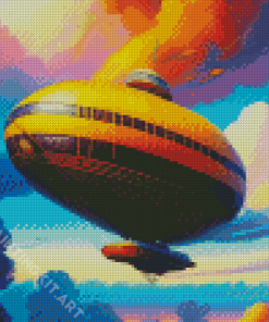 Steampunk Airship Diamond Painting