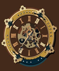 Steampunk Clock Diamond Painting