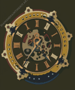 Steampunk Clock Diamond Painting