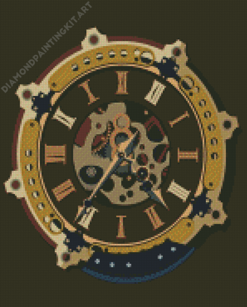 Steampunk Clock Diamond Painting