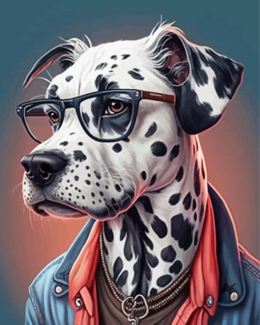 Stylish Dalmatian Diamond Painting