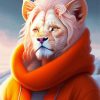 Stylish Lion Art Diamond Painting