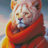 Stylish Lion Art Diamond Painting