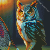 Tennis Owl Diamond Painting