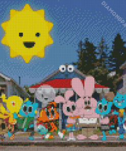 The Amazing World Of Gumball Diamond Painting