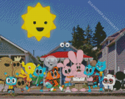 The Amazing World Of Gumball Diamond Painting