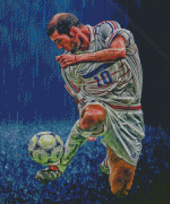 Zinedine Zidane Diamond Painting