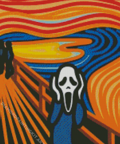 The Skull Scream Diamond Painting