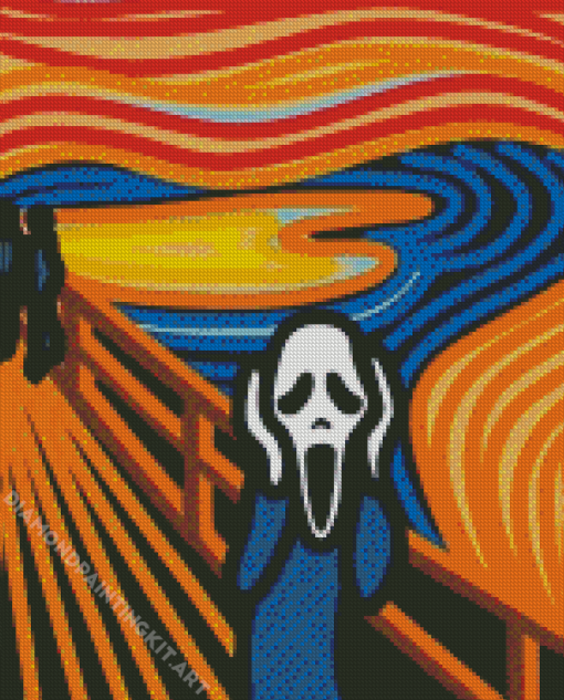 The Skull Scream Diamond Painting