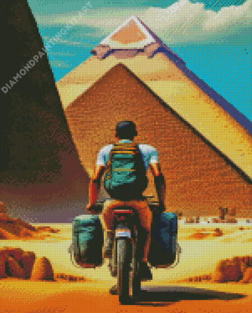 Traveler In Egypt Diamond Painting