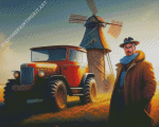 Cowboy Man Diamond Painting