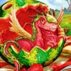 Watermelon Dragon Diamond Painting