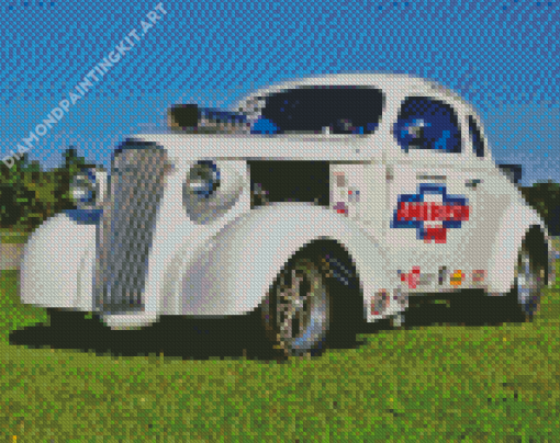 White Gasser Diamond Painting