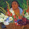 Flower Seller Diamond Painting