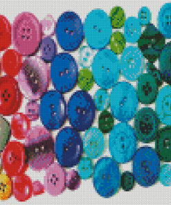 Colorful Buttons Diamond Painting