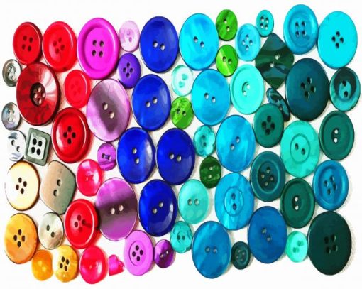 Colorful Buttons Diamond Painting