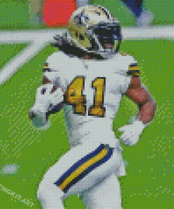 Alvin Kamara Player Diamond Painting