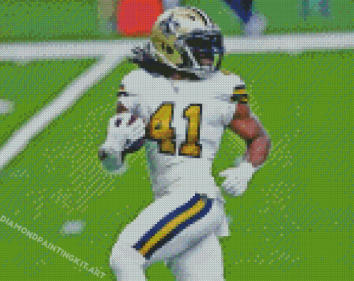 Alvin Kamara Player Diamond Painting