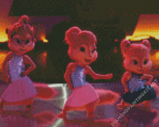 Alvin And The Chipmunks Diamond Painting