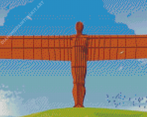 Angel Of The North Diamond Painting