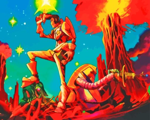 Space Dandy Diamond Painting