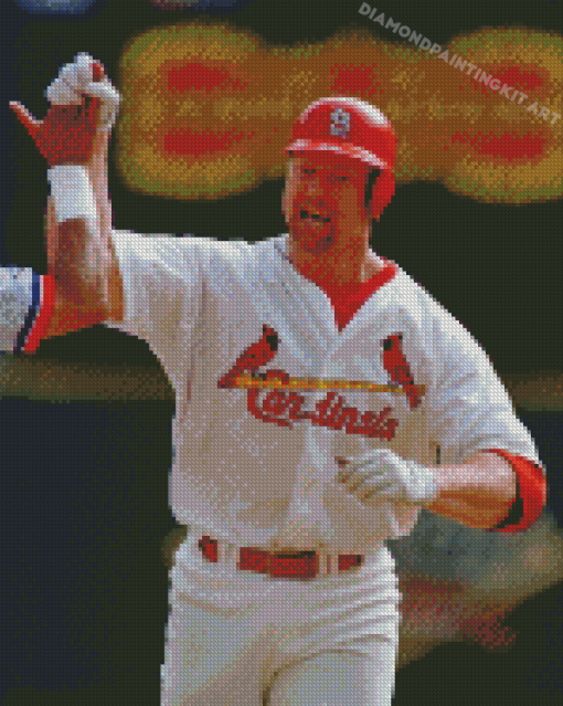 Baseballer Mark Mcgwire Diamond Painting