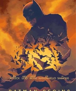 Batman Begins Poster Diamond Painting