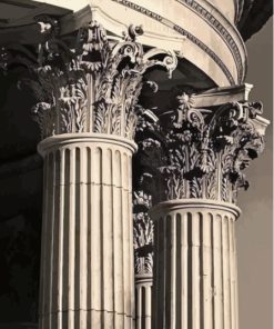 Corinthian Roman Columns Diamond Painting