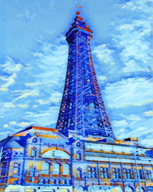 Blackpool Tower Art diamond painting