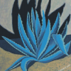 Blue Agave Shadow Diamond Painting