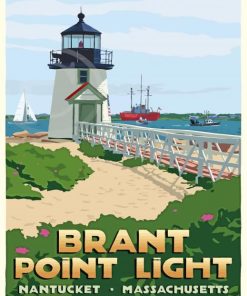 Brant Point Light Diamond Painting