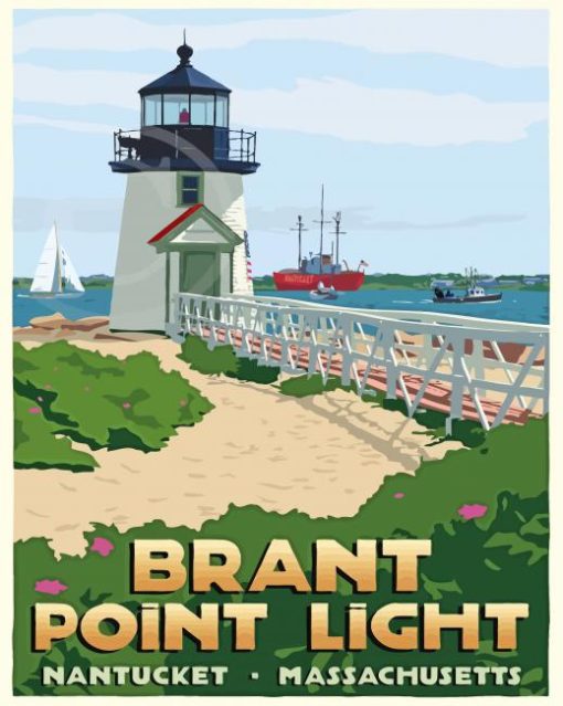 Brant Point Light Diamond Painting