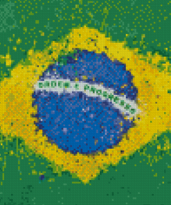 Brazil Flag Diamond Painting